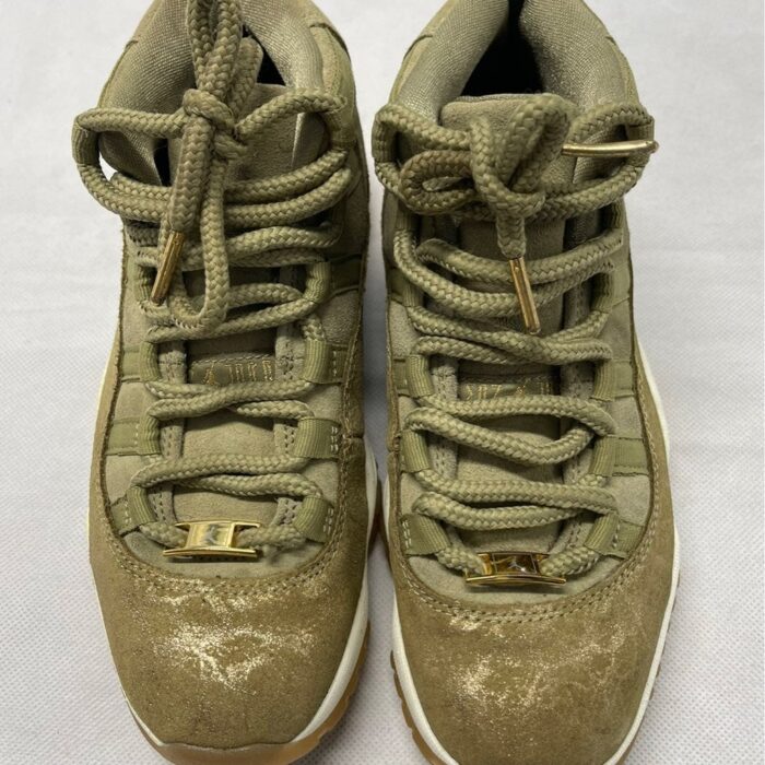 Air Jordan 11 Retro Neutral Olive Metallic Gold Women's 1.jpg