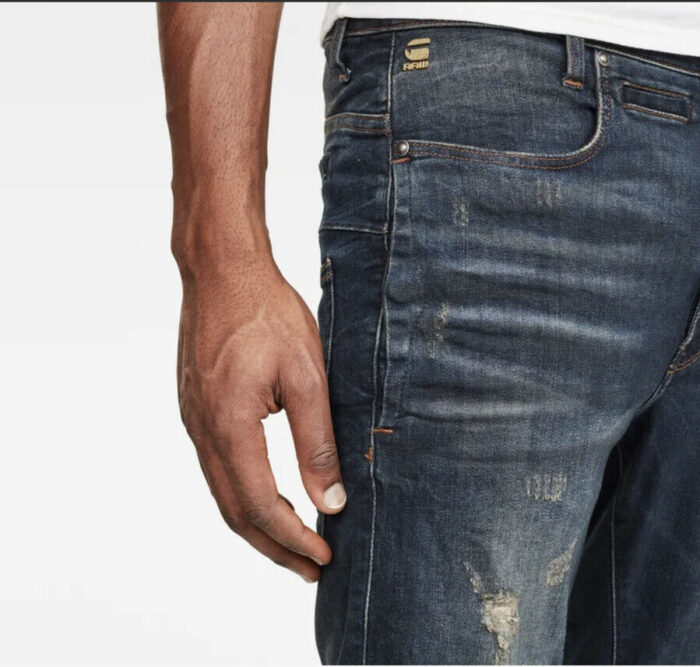 G Star Raw D-STAQ 3D Skinny Dark Aged An