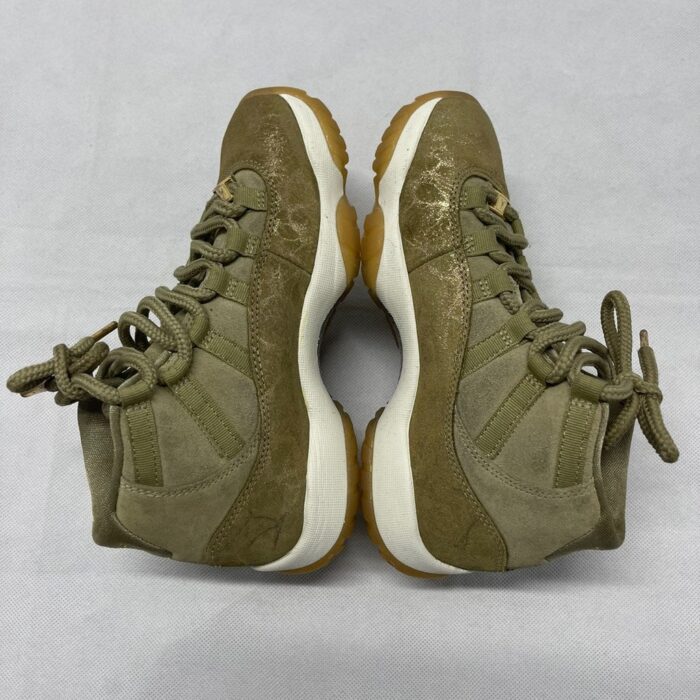 Air Jordan 11 Retro Neutral Olive Metallic Gold Women's 2.jpg