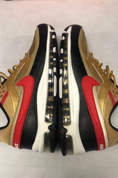 Nike Air Max 97 BW Metallic Gold Red Men